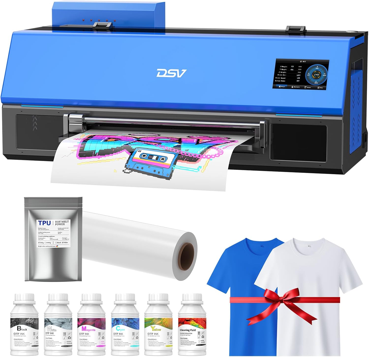 DSV C13 XP600 DTF Printer Blue